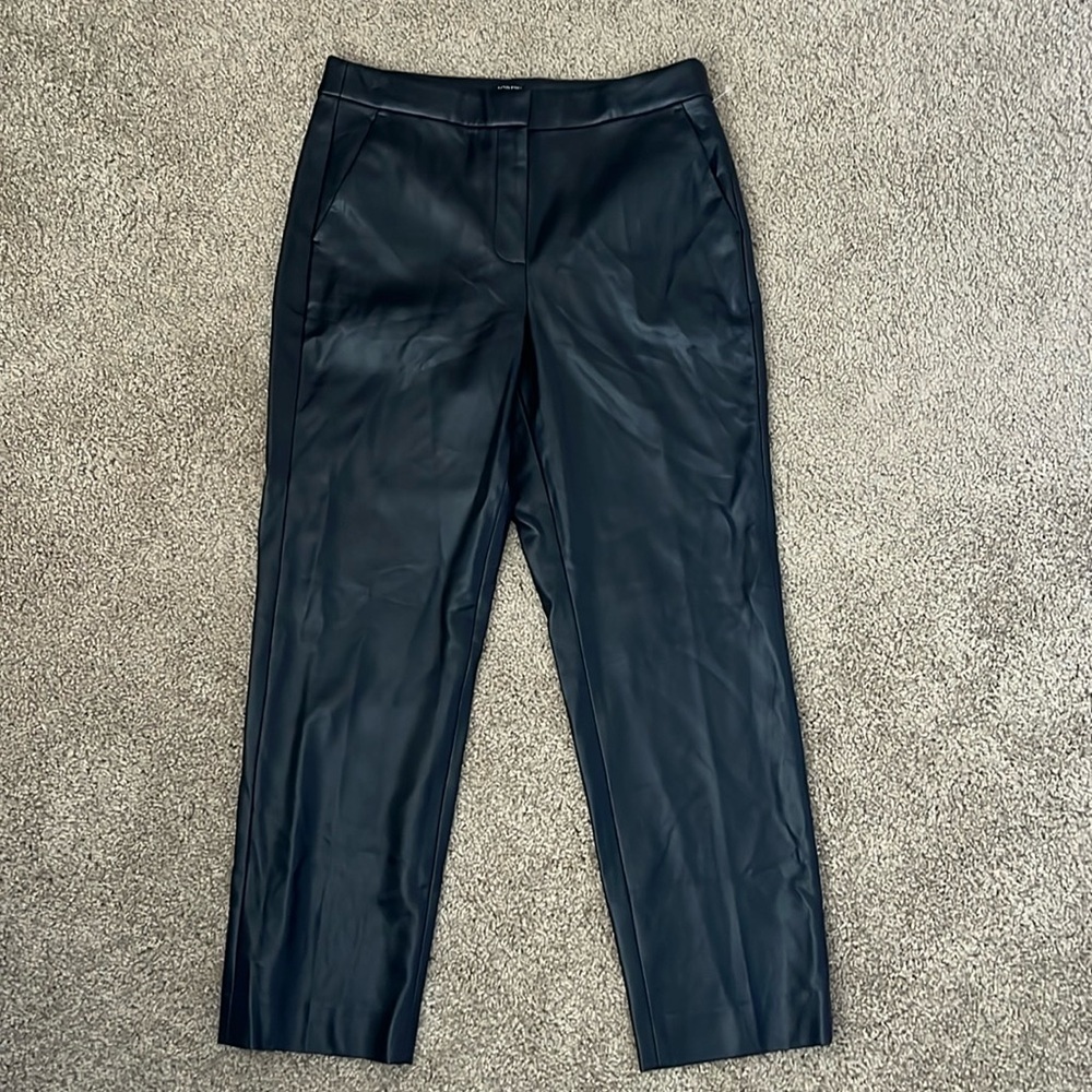 J. Crew Kate Straight Leg Faux Leather Pant, NWOT